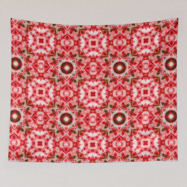 Item preview, Modern Colourful Vibrant Red Festive Christmas Holiday Star Pattern designed and sold by PatternPerfect.