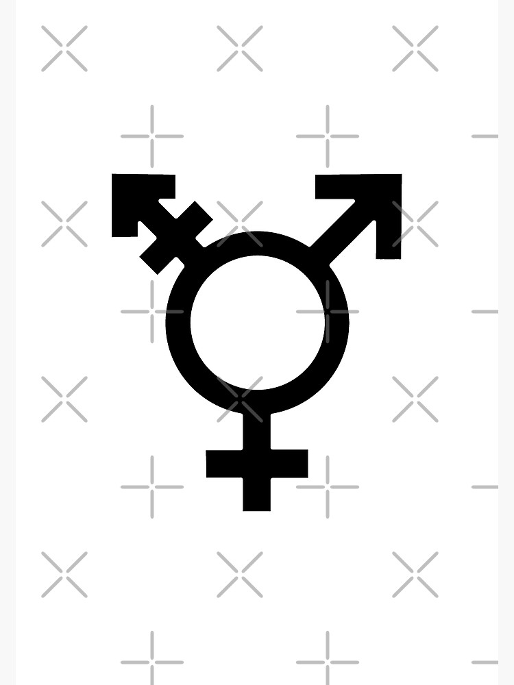 Discover Gender Neutral Sign Premium Matte Vertical Poster