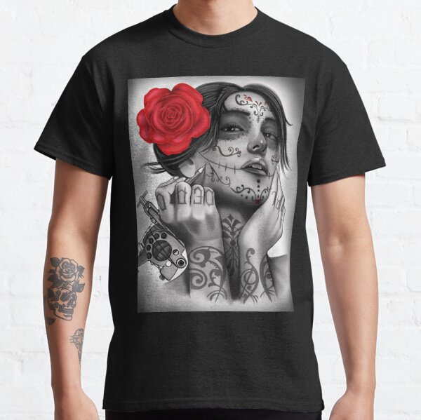 T Shirts Rosa Tattoo Redbubble