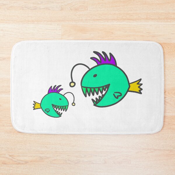 Item preview, Cute and hungry anglers designed and sold by old-ufo.