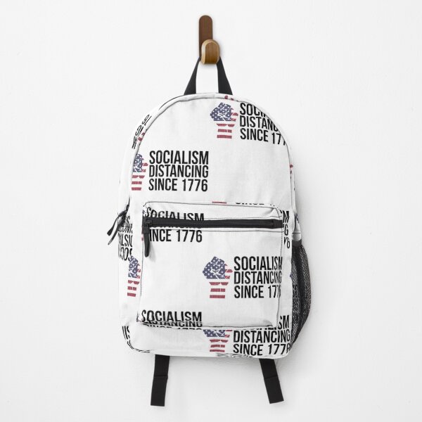 Item preview, Socialism Distancing T-ShirtSocialism Distancing since 1776 - Flag Fist Grunge designed and sold by TheUmbrrella.