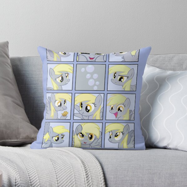 pony skin pillows