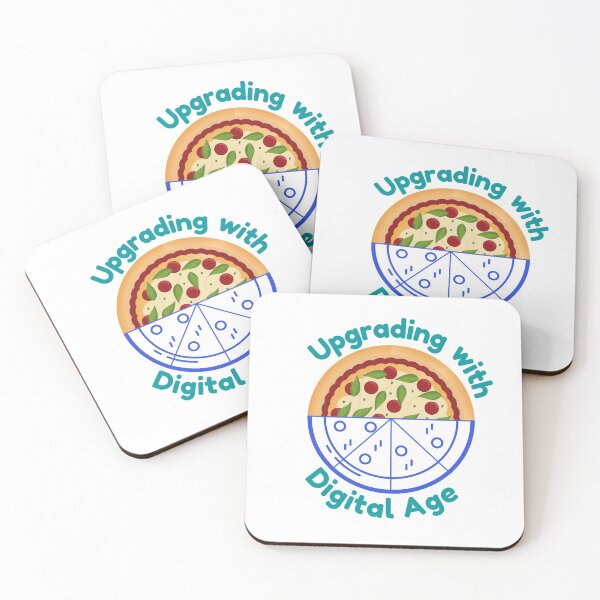 Item preview, Upgrading with the Digital Age (Pizza) designed and sold by TheYellowBerry.