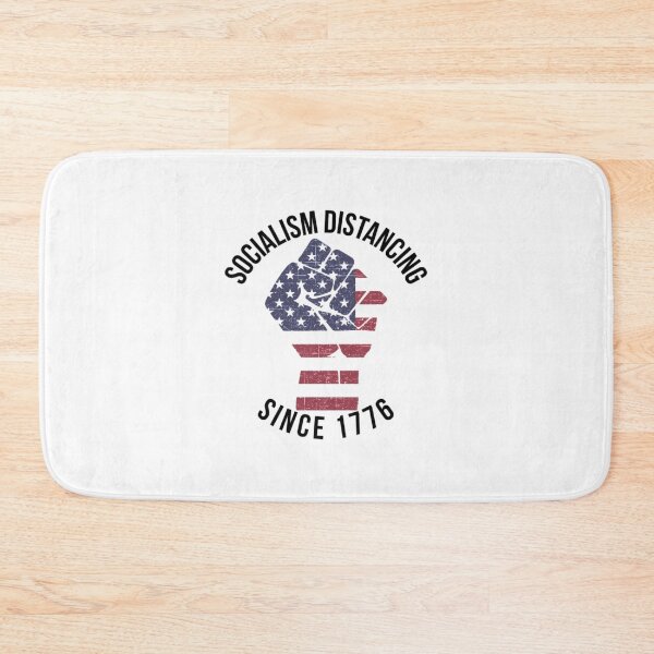Item preview, Socialism Distancing T-ShirtSocialism Distancing since 1776 - Flag Fist designed and sold by TheUmbrrella.