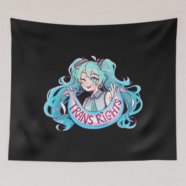 Item preview, Trans Rights T-Shirtmiku says trans rights! designed and sold by OrborneAlice96.
