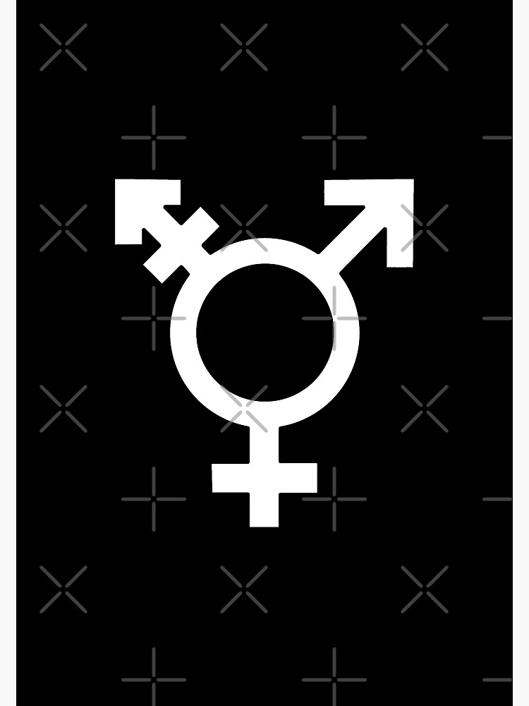 Disover Gender Neutral Sign Premium Matte Vertical Poster