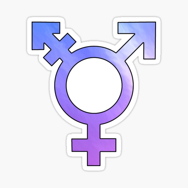 Gender Neutral Sign Sticker