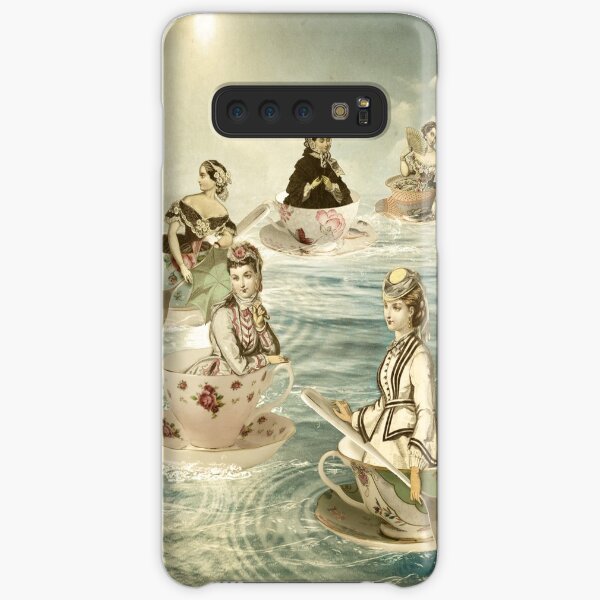 Surfers on a teacup sea Samsung Galaxy Snap Case
