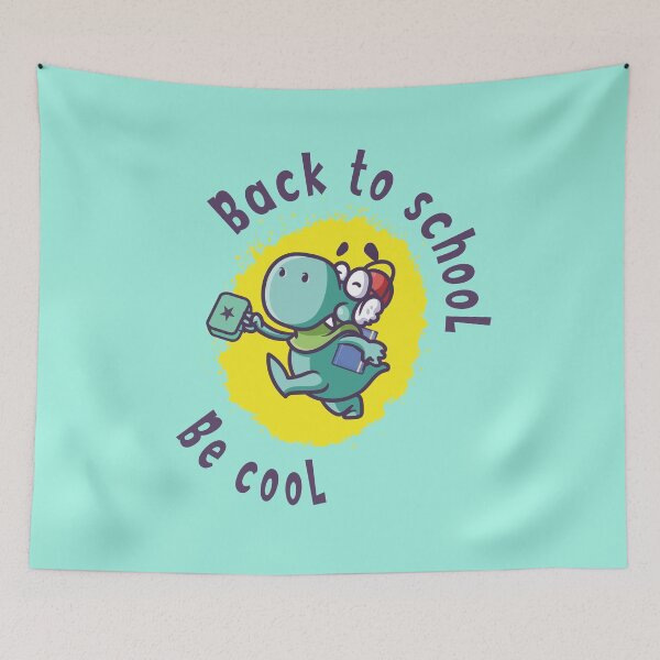 Item preview, Dinosaur back to school be cool - dark designed and sold by Kidzz.