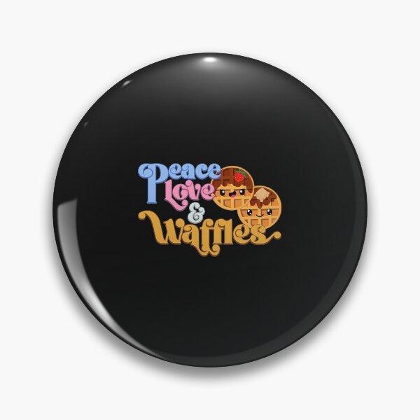 Item preview, Waffles T-ShirtPeace Love and Waffles  designed and sold by OrborneAlice96.