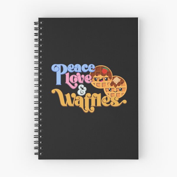 Item preview, Waffles T-ShirtPeace Love and Waffles  designed and sold by OrborneAlice96.