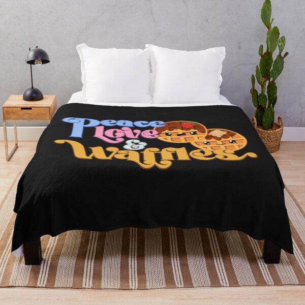 Item preview, Waffles T-ShirtPeace Love and Waffles  designed and sold by OrborneAlice96.