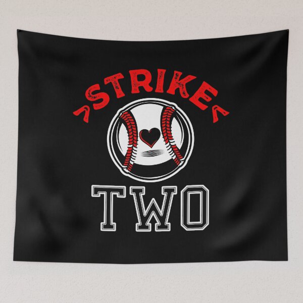 Item preview, Strike Two - Baseball Lovers (Dark) designed and sold by the-krisney-way.