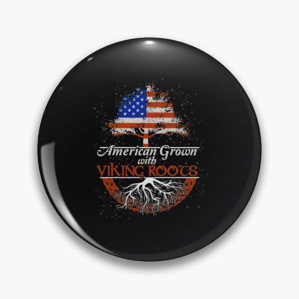 Artikelvorschau, Viking T-ShirtAmerican Grown with Viking Roots entworfen und verkauft von TheUmbrrella.