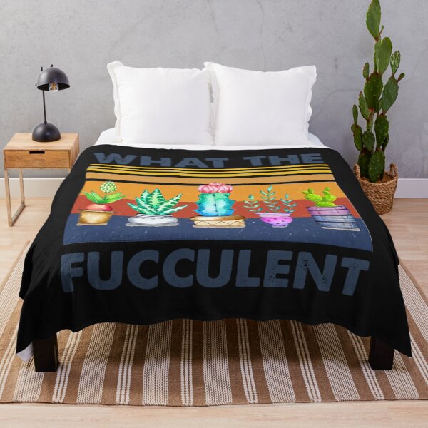 Item preview, What The Fucculent T-ShirtVintage What The Fucculent Cactus Tshirt Funny Gift designed and sold by OrborneAlice96.