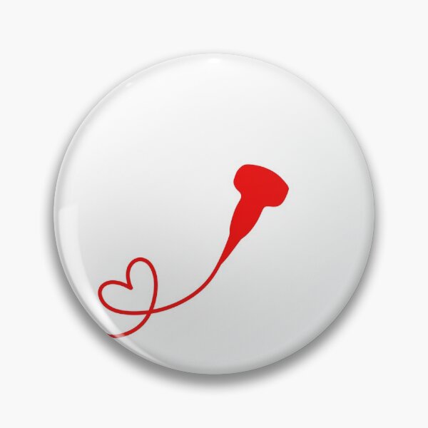 Item preview, Ultrasound /Sonographer probe heart loop designed and sold by designbyliz.