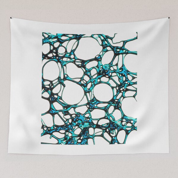 Item preview, Aqua Blue Web Pattern designed and sold by CherryDamzel.