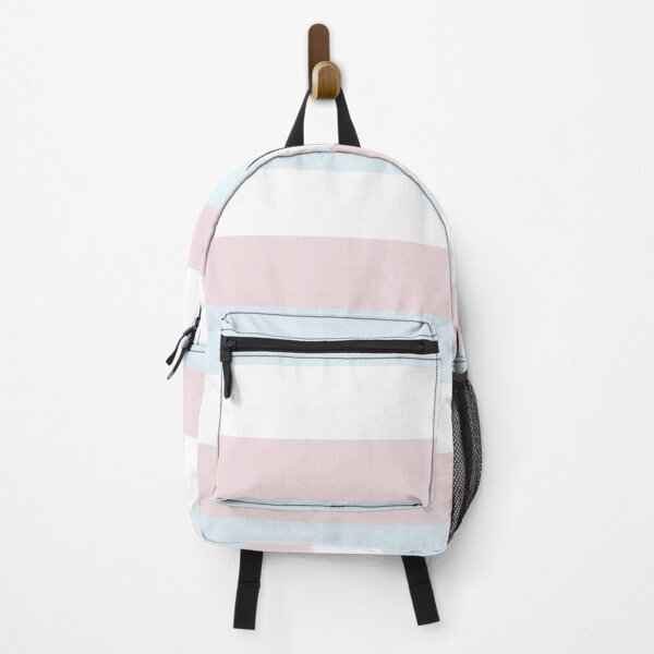 Item preview, 3 Large PALE BLUE, PALE PINK and WHITE Horizontal STRIPES designed and sold by RachelMacht.