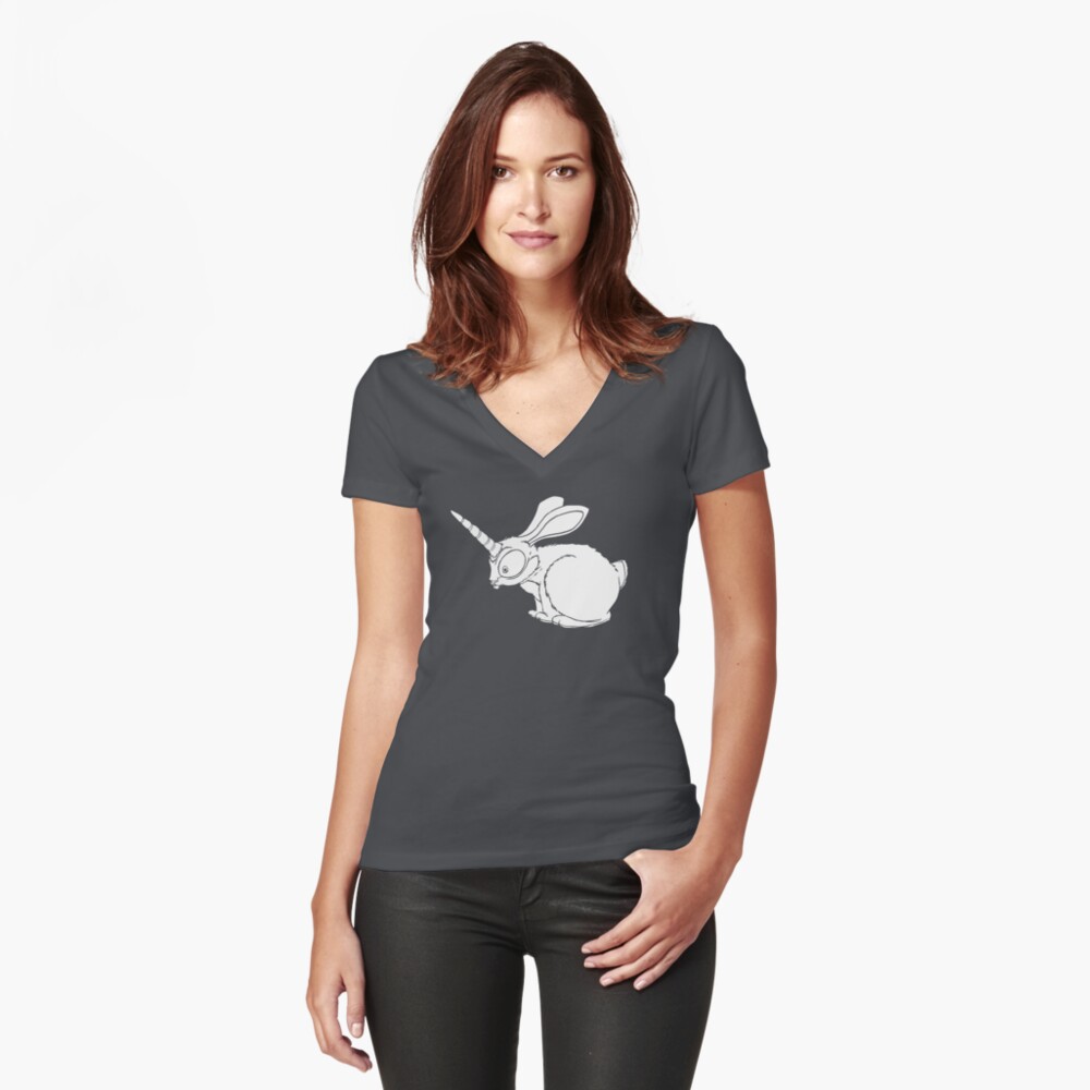 Narrabbit Fitted V-Neck T-Shirt