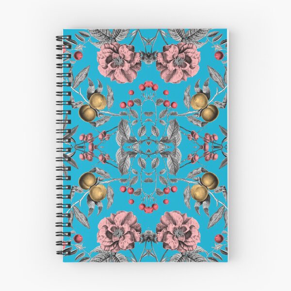 Item preview, Turquoise Fruits and Flowers designed and sold by AntiquusForma.