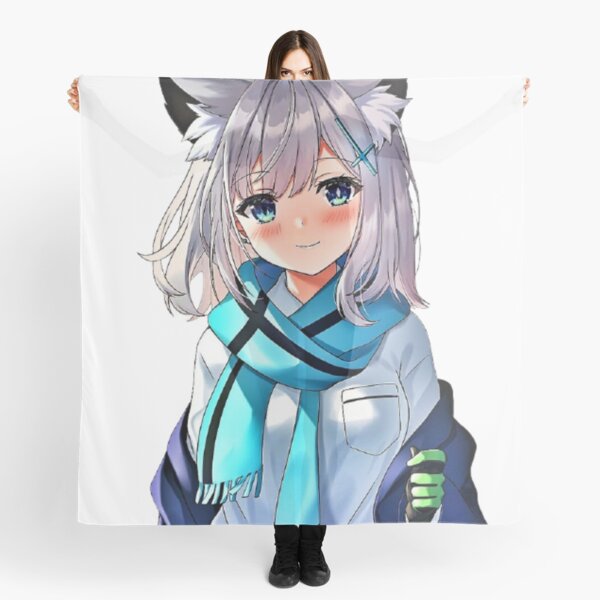 Anime Girl Aesthetic Scarves Redbubble