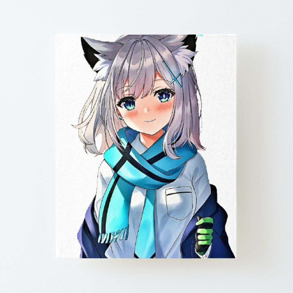 Aesthetic Anime Girl Pfp Art Board Print By Nkworks Redbubble