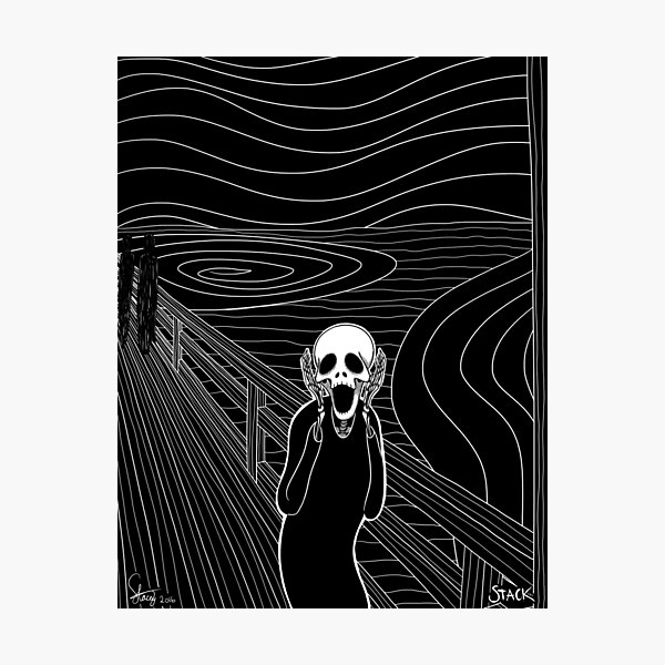 The Scream Photographic Print