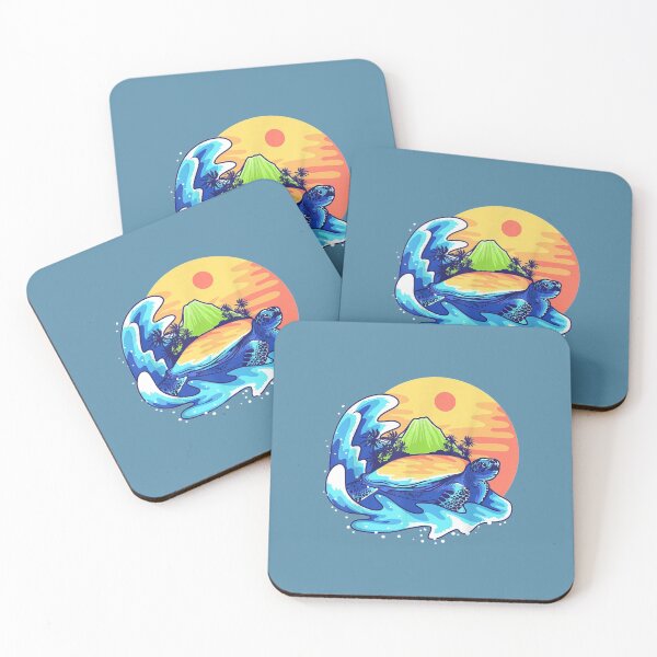 Item preview, Turtle Sunset Ocean Beach  designed and sold by KingPower.