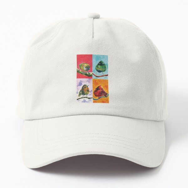 Cute birds Dad Hat