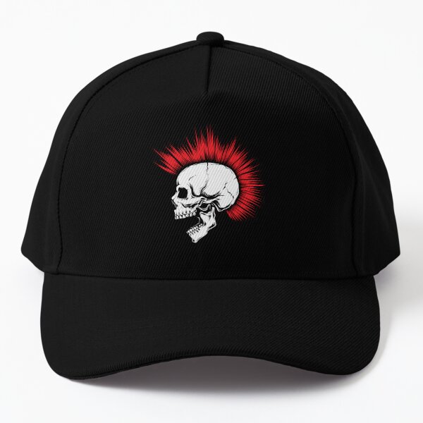 mohawk skull cap