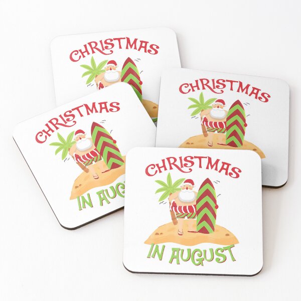 Item preview, Christmas In August - Santa Surfing designed and sold by JaniceRuthArts.