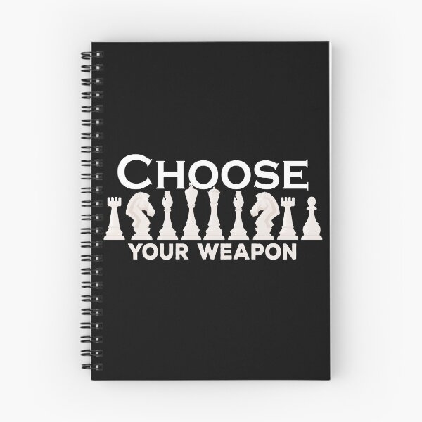 Item preview, Choose Your Weapon Chess, funny chess Game Brain Master designed and sold by StoreMix23.