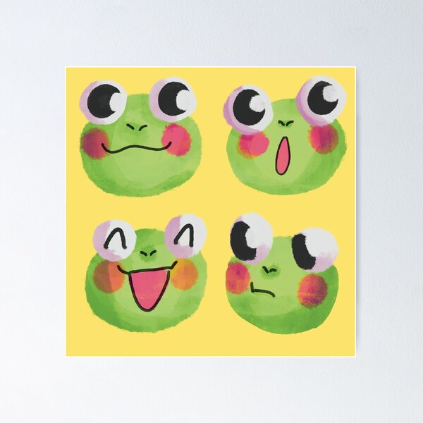 Kawaii Frog Prince Photographic Print for Sale by Paintingpixel