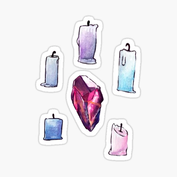 Printable Crystal Stickers Set