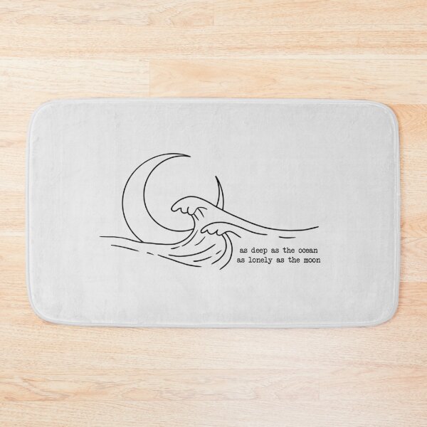 Item preview, moon and ocean  designed and sold by arceart.