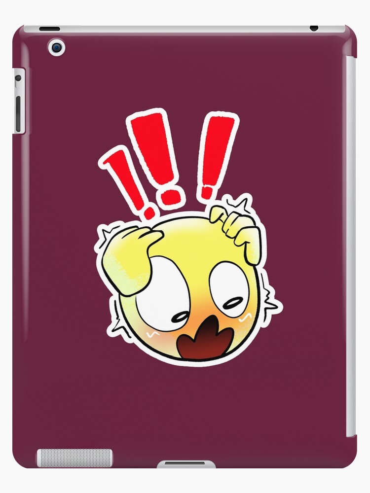 Sad cursed emoji | iPad Case & Skin