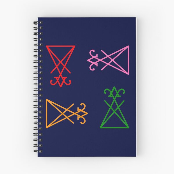 Item preview, Colorful Lucifer Sigil Pattern designed and sold by AlasAHintStudio.