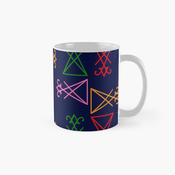 Item preview, Colorful Lucifer Sigil Pattern designed and sold by AlasAHintStudio.