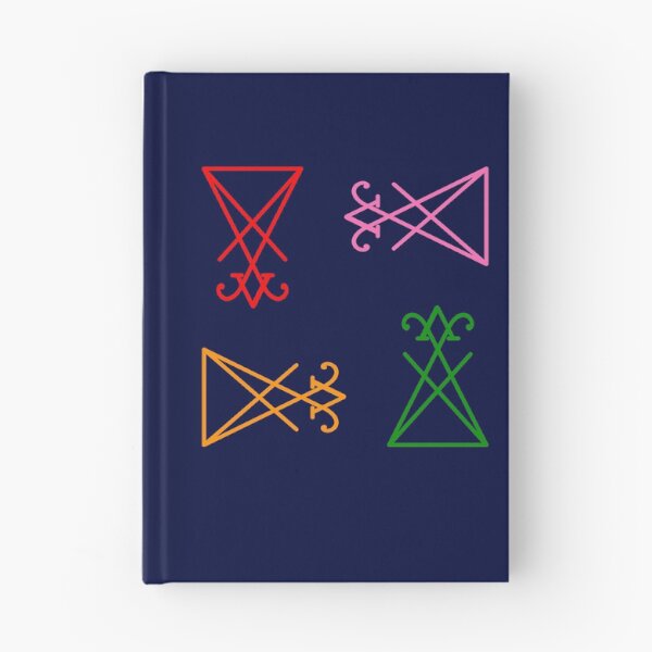 Item preview, Colorful Lucifer Sigil Pattern designed and sold by AlasAHintStudio.