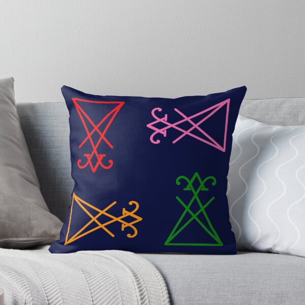 Item preview, Colorful Lucifer Sigil Pattern designed and sold by AlasAHintStudio.