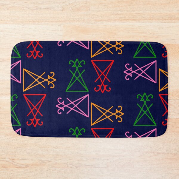 Item preview, Colorful Lucifer Sigil Pattern designed and sold by AlasAHintStudio.