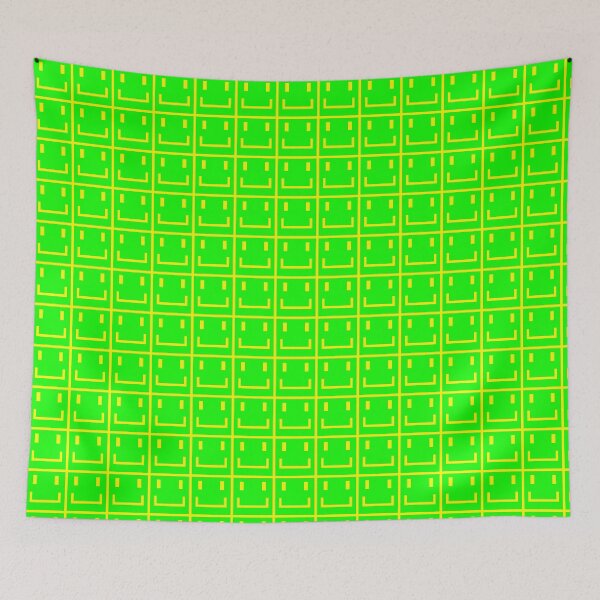 Item preview, THE Green Smiley Face designed and sold by wolfkami4779.