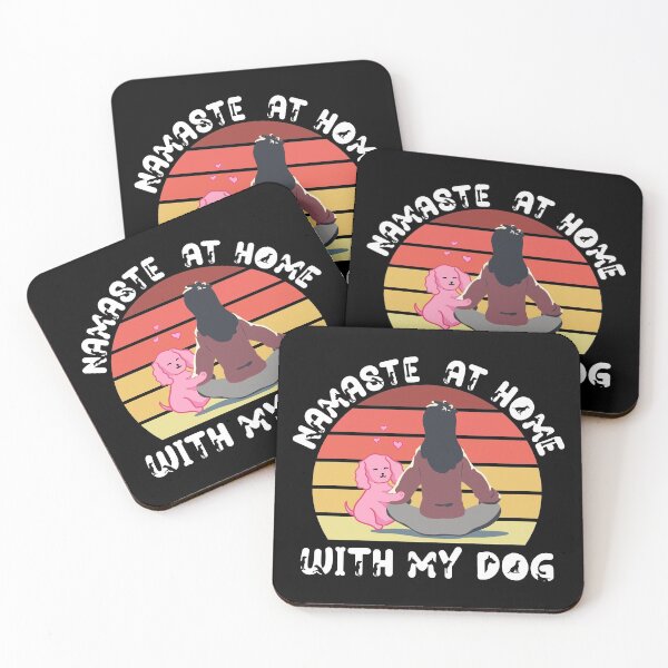 Item preview, Namaste at home with my dog,yoga with dog, with my dog designed and sold by plussorn.