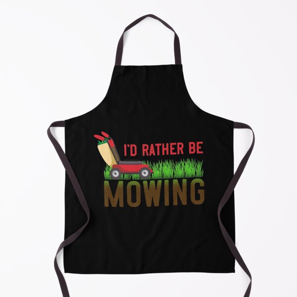 Item preview, I'd Rather Mow Lawn designed and sold by titanosdesign.