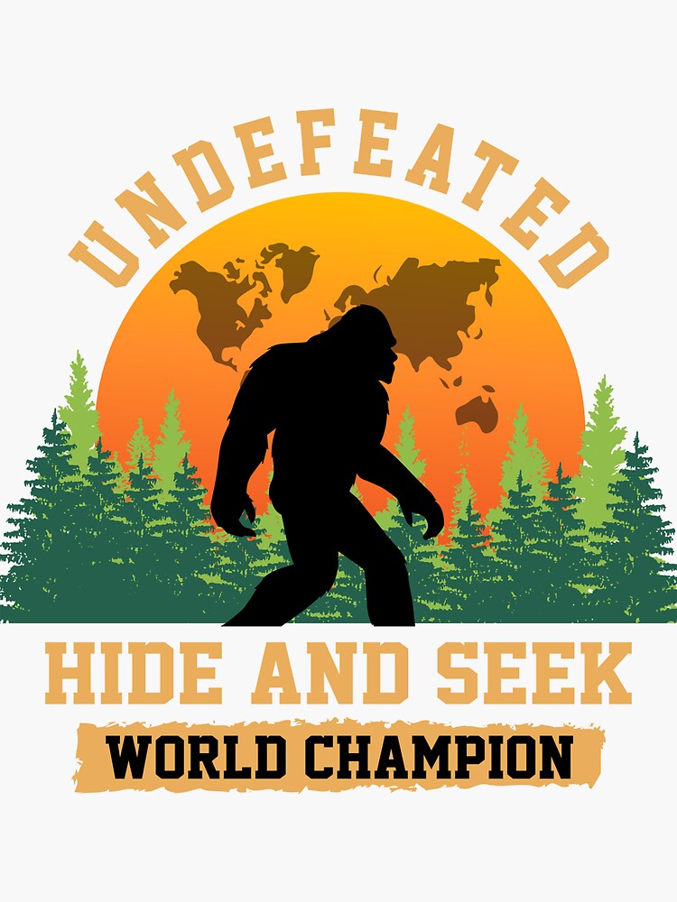 Bigfoot undefeated hide discount and seek champion