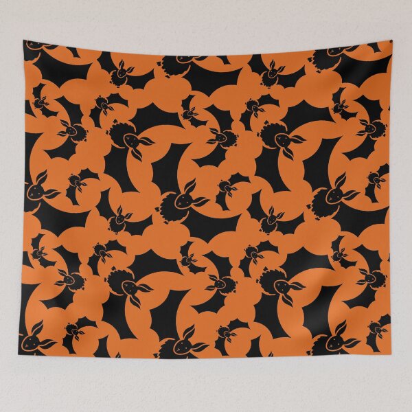 Item preview, Cute Black Bats Halloween Pattern designed and sold by cutecrazytshirt.