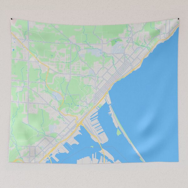 Item preview, Duluth Minnesota City Map designed and sold by ZiesMerch.
