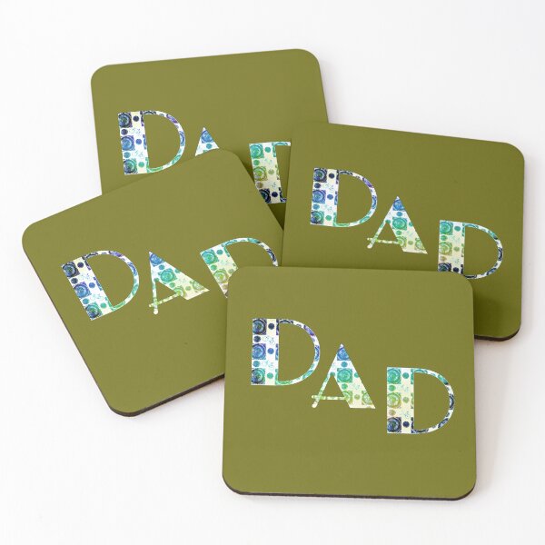 Item preview, DAD lettering - dad and his bike - pattern - rainbow designed and sold by kikidu21.