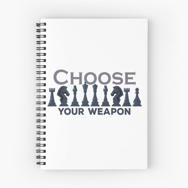 Item preview, Choose Your Weapon Chess, funny chess Game Brain Master designed and sold by StoreMix23.