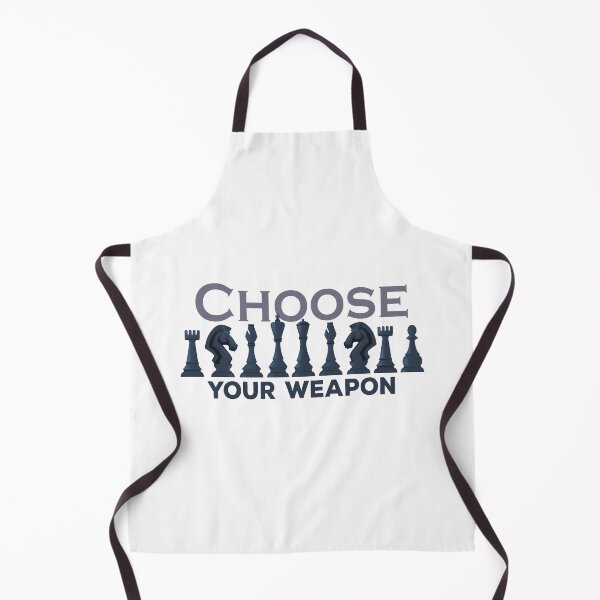 Item preview, Choose Your Weapon Chess, funny chess Game Brain Master designed and sold by StoreMix23.